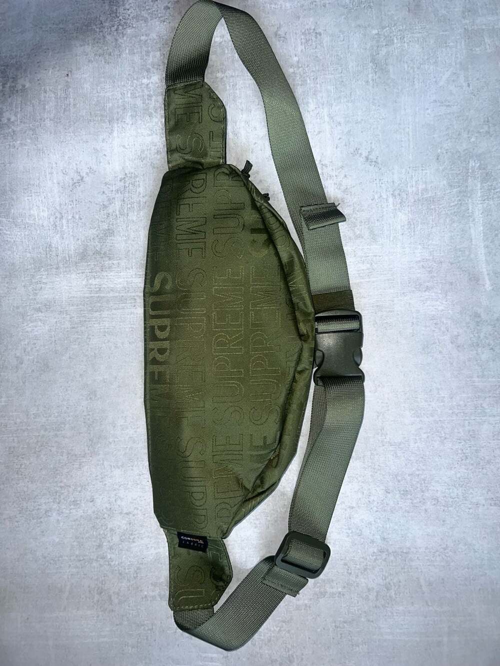 Rare Supreme Ss19 Waist Bag Olive Green Cordura - Gem
